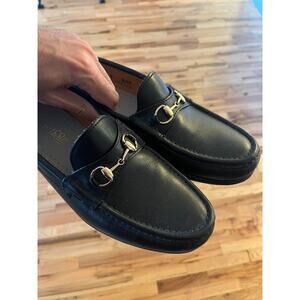 ALDEN Cape Cod Horse-Bit Leather Loafer Black Mens US 9D Slip On USA